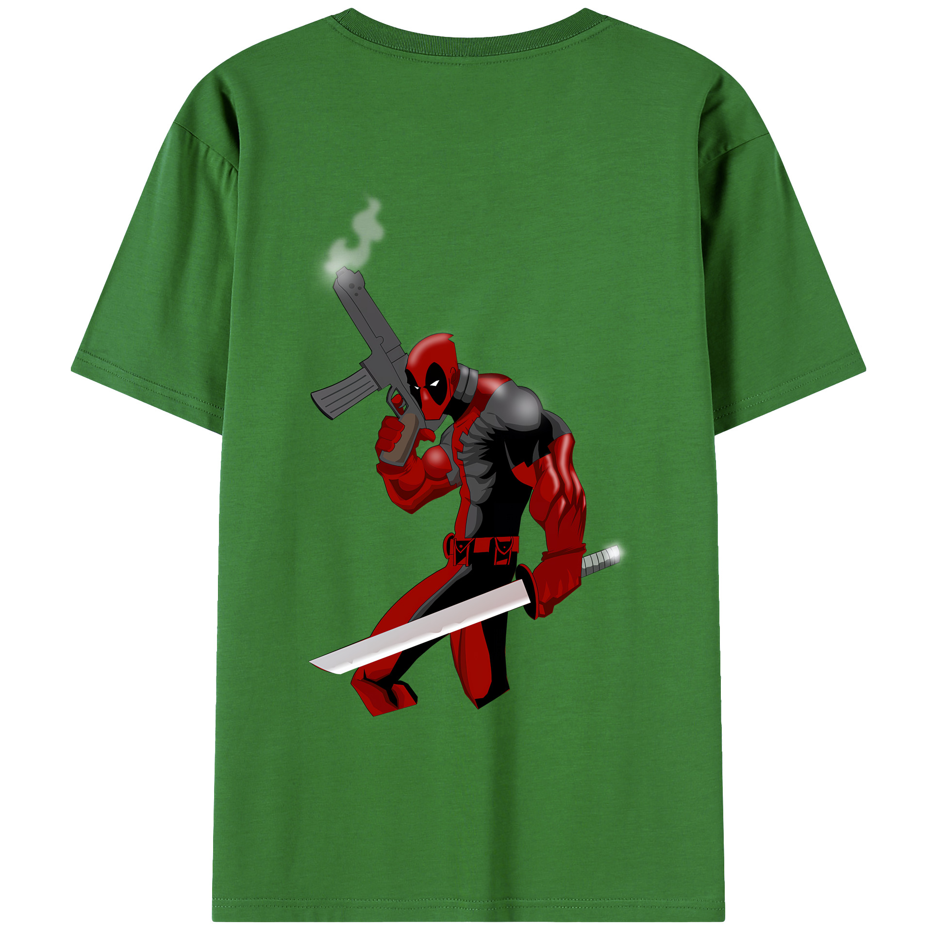 （画像用） Deadpool デッドプール レディース半袖Tシャツ(バックプリント)